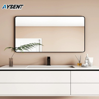 Verre miroir trempé argenté de 6mm en gros Miroir en aluminium transparent coloré de 3mm à 6mm au design moderne pour mur