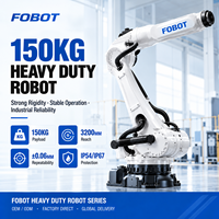 Bras robotisé industriel FOBOT MB150-3200, charge utile de 150 kg, portée de 3200 mm, 6 axes, manipulateur servo-électrique pour le chargement de machines