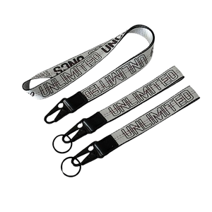 Wholesale Custom logo Printed Sublimation Strap Wrist <b>Polyester</b> Keychain <b>Lanyard</b> Short Key Chain <b>Lanyards</b> - Product Image 3