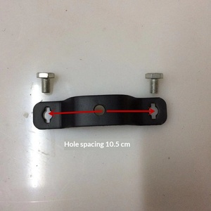 Abrazadera de Gancho para Iluminación de Escenario de Alta Resistencia para Focos Móviles de 230W-330W, Conector de Montaje Universal de Metal con Espaciado de Orificios de 10.5cm - Product Image 1