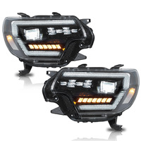 Conjunto de Faros LED al por Mayor para Toyota Tacoma 2012-2015, Luces de Proyección de Luz Alta y Baja DRL, Piezas de Repuesto para el Mercado de Accesorios