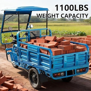 Durable Electric Cargo Tricycle Open Reliable Transport Solution for <b>Small</b> Business Delivery Featuring Weatherproof Battery <b>Box</b> - Product Image 4