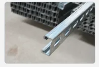 Support photovoltaïque en profilé C, accessoires peints, fixations, support sismique en profilé U, colliers de serrage pour tuyaux, connecteurs en acier 2,5 mm