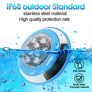 Lumière LED sous-marine en acier inoxydable IP68 pour <span class=keywords><strong>piscine</strong></span>, lumière extérieure sous-marine, lumière de fontaine pour aménagement paysager - Product Image 3