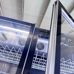 Enfriador de Bebidas Comercial de 3 Puertas de Vidrio, Refrigerador Vertical para Exhibición de Cerveza, Vino y Bebidas, para Supermercado, Bar, <span class=keywords><strong>Restaurante</strong></span> - Product Image 4