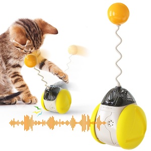 Vaso móvil eléctrico interactivo multifunción para gatos, juguete ecológico para pájaros, Gatera, hecho de plástico duradero - Product Image 5