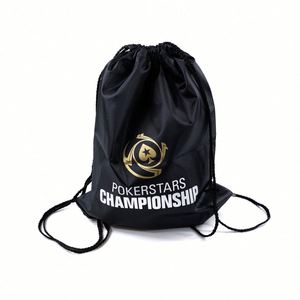 Custom logo Makeup Gift Heavy Duty Printed Candle Fabric Polyester Drawstring Storage Sports Totes Bags Stain - Product Image 3