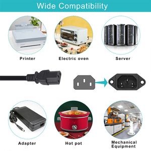 Cáp 3g 1.5mm Cắm 1.5 m Ấm Đun Nước Chì C13 Pc Máy Tính 2 Ac Ce Hàng Đầu 3 Pin Anh dây điện - Product Image 2