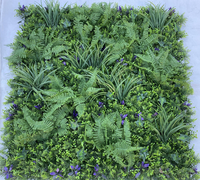 Panneau mural en herbe artificielle verte en plastique 100x100cm, résistant aux UV, pour décoration d'anniversaire, intérieur, extérieur, jardin, paysage, toile de fond