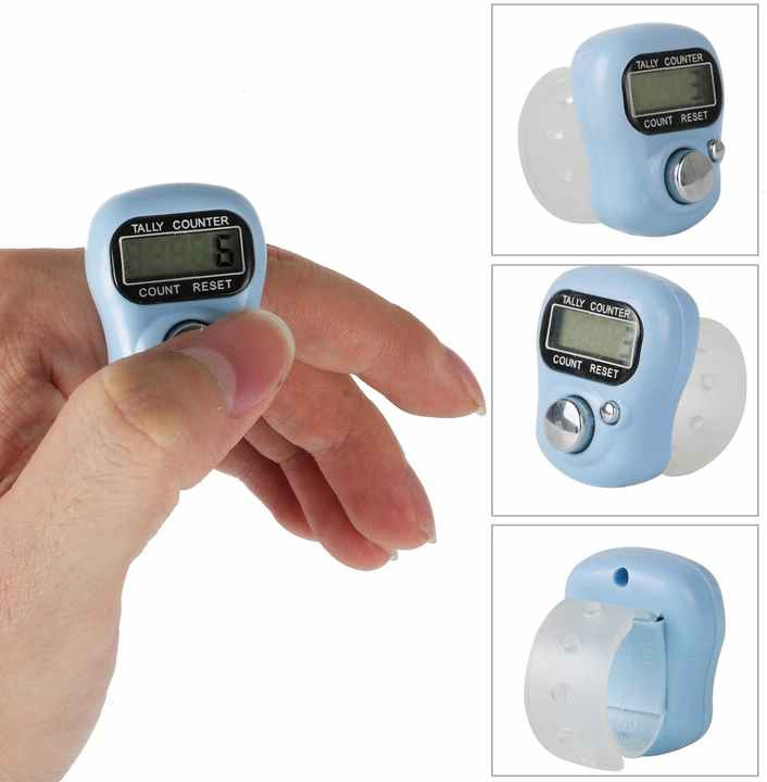 GINTBN Digital Finger Smart Clicker, Hand Tally Counter, Count Clicker, Bluetooth Counter Electronic Finger Counting Sport Event School Training Activit