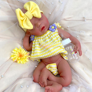 Gerçekçi Silikon 45 cm Yeniden Doğmuş Bebekler Kız Çocukları İçin Fabrika ODM Özelleştirme Damar Dokusu Anatomik Olarak Doğru Bebek İnteraktif Oyuncak - Product Image 5