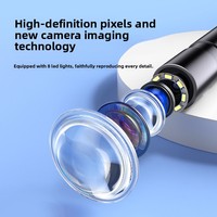 Caméra endoscopique industrielle haute définition AN112, deux-en-un, pour réparation automobile et inspection visuelle des canalisations, compatible Apple et Android