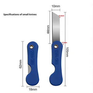 Couteau utilitaire en plastique coloré avec taille-crayon étudiant à lame en acier et coupe-papier pour couteau de déballage de papier peint Film - Product Image 2