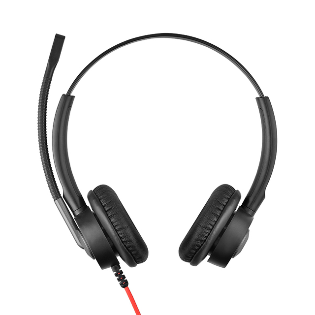 EXCELLTEL U29 New Headset for Call Centers with Great Sound Built-in Microphone Black ABS Material Telecommunications Product