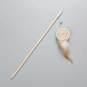 ของเล่นแมวแบบเชือกติดขนนกบนไม้ <span class=keywords><strong>ราคา</strong></span>ส่งถูก - Product Image 5