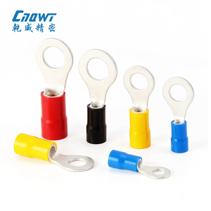 RV loạt ô tô pre-cách điện Vòng thiết bị đầu cuối dây đồng uốn nối cáp Lug đen vàng PVC-preassembled cho - Product Image 2