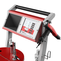 Haztek-Milepost-F Machine de revêtement métallique, pistolet de pulvérisation de peinture en poudre, machine de peinture en poudre, système de peinture en poudre manuel
