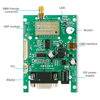 Módulo Lector RFID UHF TTL232 RS232 USB para Arduino Raspberry PI ESP32
