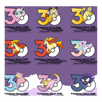 Aimant de réfrigérateur 30ème anniversaire de Pokémon, design de personnage fan art, cadeau, articles promotionnels, vente en gros et au détail, qualité supérieure, jeu de société