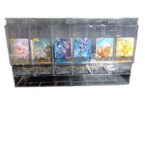 Bán Sỉ Bộ Tăng Cường Thẻ Acrylic 6 Khe Hộp Tăng Cường Dragonball Hộp Acrylic Ốp Acrylic Tăng Cường Pokemon Ốp Acrylic
