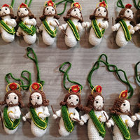 Vente en gros de poupées suspendues décoratives Saint Jude Thaddeus en crochet fait main