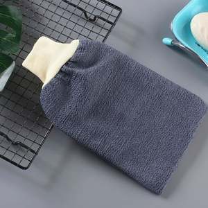 ชุดถุงมือขัดผิวอาบน้ำแบบเป็นมิตรต่อสิ่งแวดล้อม พร้อมโลโก้สั่งทำพิเศษ สำหรับขายส่ง - Product Image 2