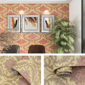 Room Decoration Modern Vinyl <strong>Big</strong> Flower Waterproof <strong>Wall</strong> Paper Self Adhesive 3D Wallpaper Pvc <strong>Sticker</strong>