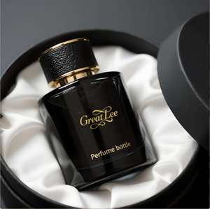 ขวดน้ำหอมสุดหรูสีฟ้าขวดเปล่าเปล่าเปล่าเปล่าเปล่าเปล่าเปล่าเปล่าสีดำทรงกระบอก30มล. 50มล. 100มล. สีฟ้า - Product Image 1