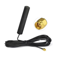 Antenne de voiture 4G de haute qualité 5DBI pour SMA Patch 3 mètres RG174 câble d'extension matériel en caoutchouc WiFi connectivité Communication