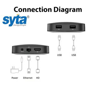 SYTA nouveau décodeur TV 4K Q8 Android TV Box Amlogic 905Y4 double WIFI Mimo Realtek 8822CS Smart TV Box - Product Image 4