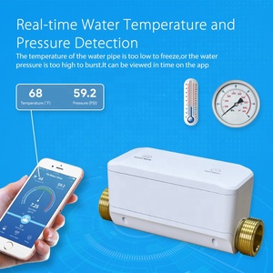 Mesure de la pression et de la température de l'eau Tuya <span class=keywords><strong>WiFi</strong></span> débitmètre d'eau Smart Life contrôle des fuites d'eau électrovanne - Product Image 4