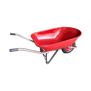 Brouette agricole en métal <span class=keywords><strong>Trojan</strong></span> Fiji avec roue en métal 4.00-8, normes de spécifications, couleur rouge - Product Image 4