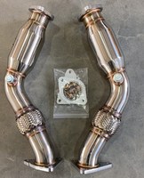 370Z G37 370Z pipa bawah VQ37HR VQ35HR 350Z pipa uji anti-versi ulang ruang ni-ssan Stainless Steel 304 ukuran standar 2 tahun