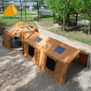 Combinaison multifonctionnelle Portable Outdoor Camping Dome Waterproof Cotton Fabric Air Column Tente <span class=keywords><strong>gonflable</strong></span> pour les voyages en famille - Product Image 1