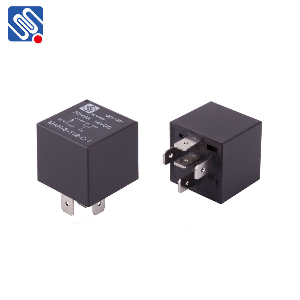Meishuo MAH-112-C-1 High Power Universal Spdt Changeover 12v 40a 14VDC 60a Automotive Relay for Car Light