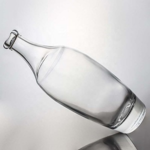 Venta Caliente Botella Redonda Transparente de Vidrio de 500 ml, 700 ml, 750 ml para <span class=keywords><strong>Licor</strong></span>, <span class=keywords><strong>Vodka</strong></span>, Tequila con Tapas - Product Image 4
