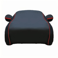 Housse de voiture pliable automatique, tissu protecteur UV et PVC avec matériau en toile pour utilisation en berline en extérieur