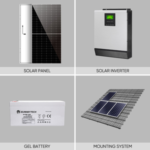 Bán buôn năng lượng mặt trời hệ thống điện sử dụng nhà 4Kw 5000 Wát miễn phí Máy phát điện năng lượng 5KW năng lượng mặt trời Máy phát điện - Product Image 2
