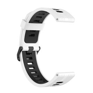 Bracelet de rechange en caoutchouc souple à dégagement rapide en Silicone bicolore de 22mm pour <span class=keywords><strong>Huawei</strong></span> <span class=keywords><strong>gt3</strong></span> <span class=keywords><strong>44mm</strong></span> <span class=keywords><strong>Huawei</strong></span> GT Runner - Product Image 4