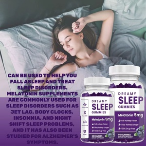 Exclusive Cross-border Supply Melatonin Sleep Gummies Non-addictive <strong>Insomnia</strong> Remedy Gluten-Free Non-GMO Vegan 100% <strong>Drug</strong>-Free - Product Image 4