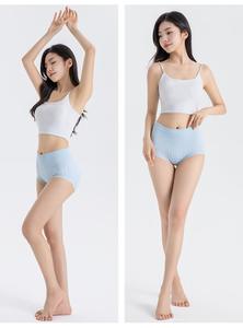 Mutandine da donna a <span class=keywords><strong>7</strong></span> colori mutandine morbide da ragazza in tinta unita taglie forti mutandine da donna - Product Image 5