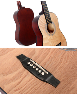 Guitarra acústica Tree Root, cuerpo delgado de 38 pulgadas, guitarra satinada de tilo, China - Product Image 4