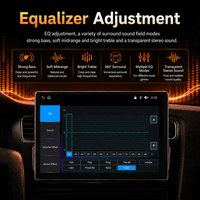 Reproductor Multimedia para Auto de 13 Pulgadas con Linux 5.4, CarPlay Inalámbrico, Android Auto, Sistema de Infoentretenimiento Universal para Auto, Radio para Auto