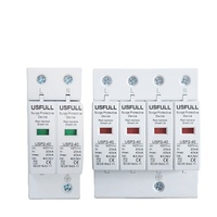 USFULL Dispositif de protection contre les surtensions de haute qualité 2P 385V 40KA 60KA 80KA 100KA AC SPD Type2 parafoudre
