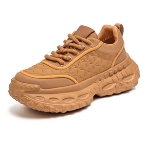 Premium <b>Material</b> Sneakers Men's Fashion Casual Footwear Freizeitschuhe Trendy Breathable Thick Sole Upper Sports Shoes - Product Image 3