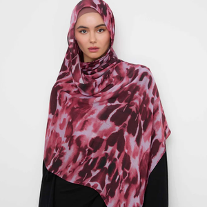 2025 nuevo diseño de alta calidad Modal viscosa algodón Hijab bufanda para mujeres musulmanas logotipo personalizable impreso con patrón Floral - Product Image 3