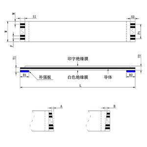 كابل FFC مرن مسطح AWM بـ 12 دبوس، بطول 50 مم وخطوة 0.5 مم، متاح للشراء بتصميم مخصص - Product Image 2
