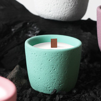 Meilleure Vente : Pot à Bougie en Ciment Style Nordique, Récipient DIY pour Bougies