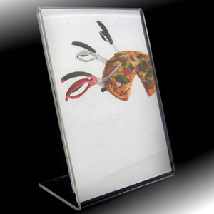 Exhibidor de Menús de Acrílico para Mesa, Porta Tarjetas para Tiendas, Exhibidor de Acrílico Personalizado con Logotipo - Product Image 1