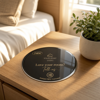Autocollant NFC personnalisé en acrylique avec puces NFC 213, 215, 216 pour avis et réseaux sociaux – Étiquette NFC de bureau pour avis sur les médias sociaux